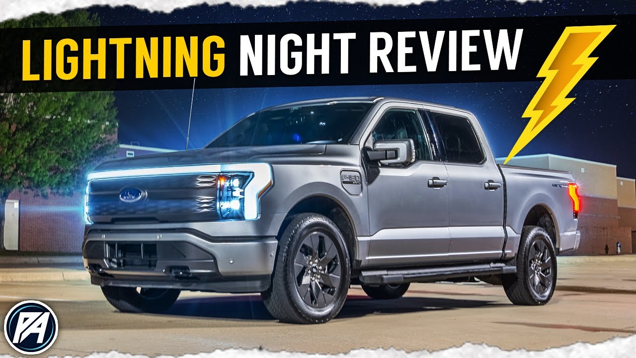 Ночной заезд и обзор Ford F-150 Lightning