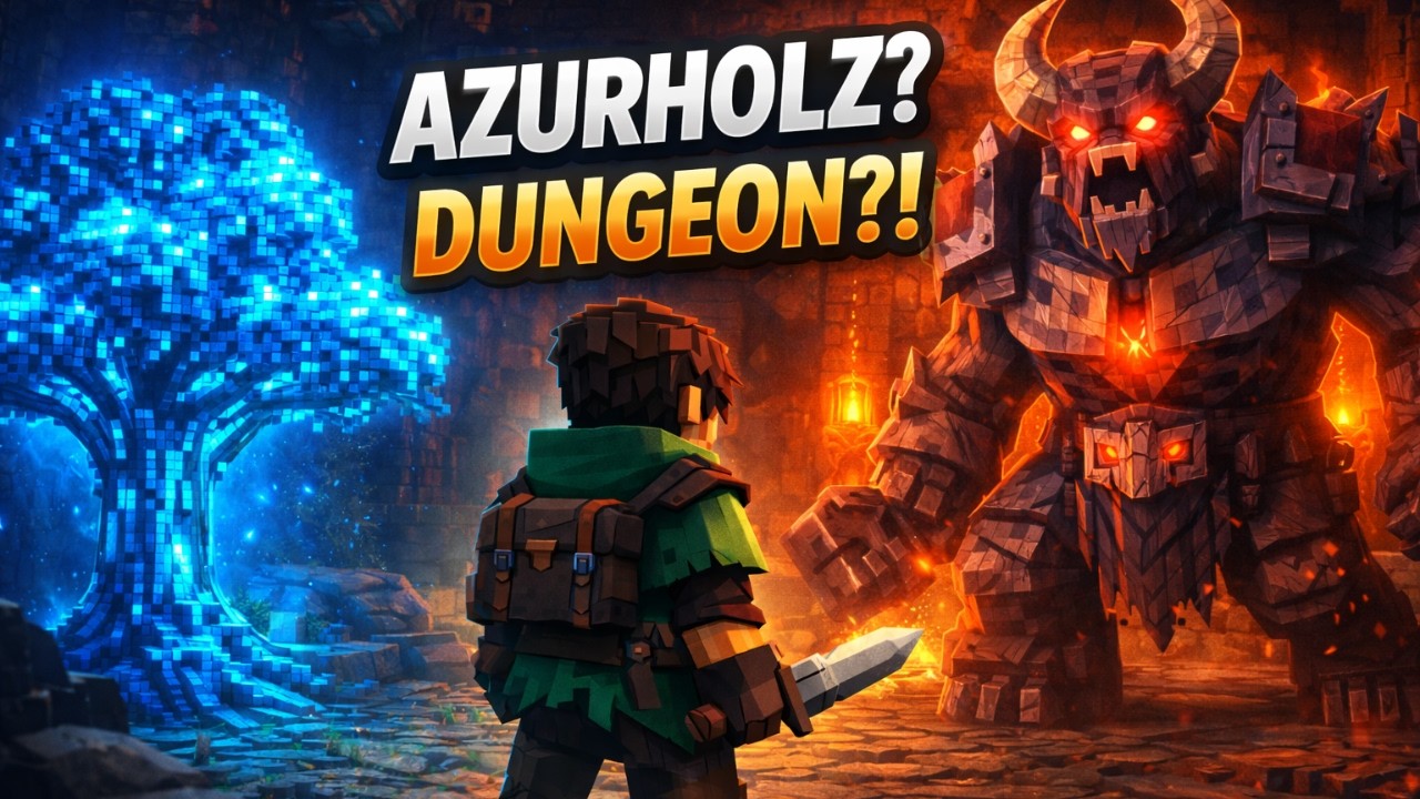 Ich suche Azurholz… und finde stattdessen einen Dungeon Boss | Hytale First Try #9