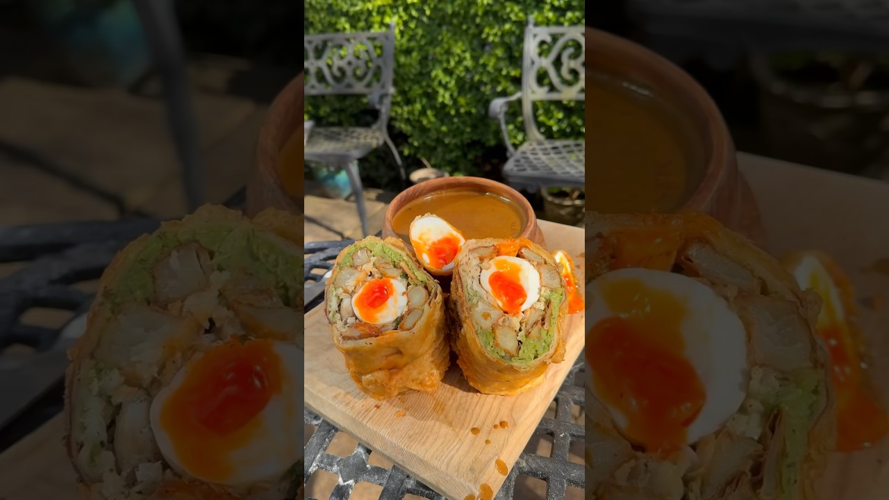 Put your #beerbatter on the outside of your #fishandchips #burrito so it stays #crispy 😋 #scran