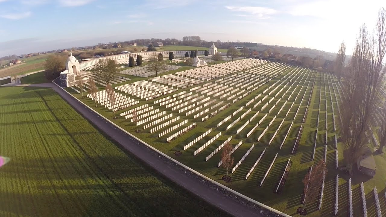 DRONECTRL | Drone video of Tyne Cot Cemetery