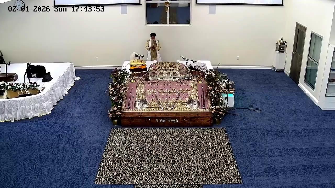 Guru Nanak Darbar Gurdwara Sahib Santa Rosa Live Telecast Sunday Evening  Diwan Feb 01, 2026