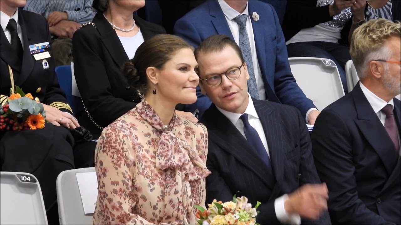 Swedish Crown Princess Couple visit Alingsås, Sweden