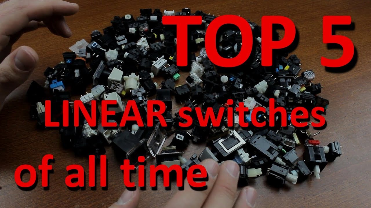 TOP 5 LINEAR mechanical keyboard switches of all time