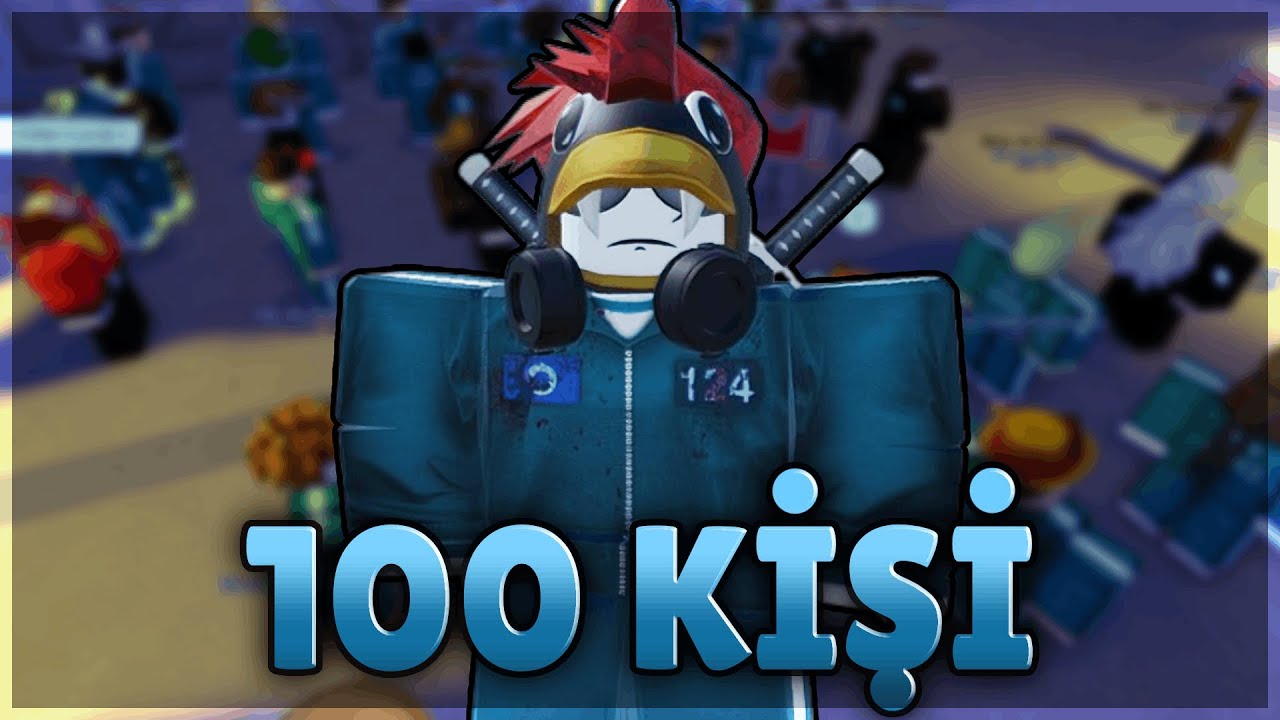 SQUID GAME'İ 100 KİŞİ OYNADIK!! #2 - Roblox Ink Game Türkçe