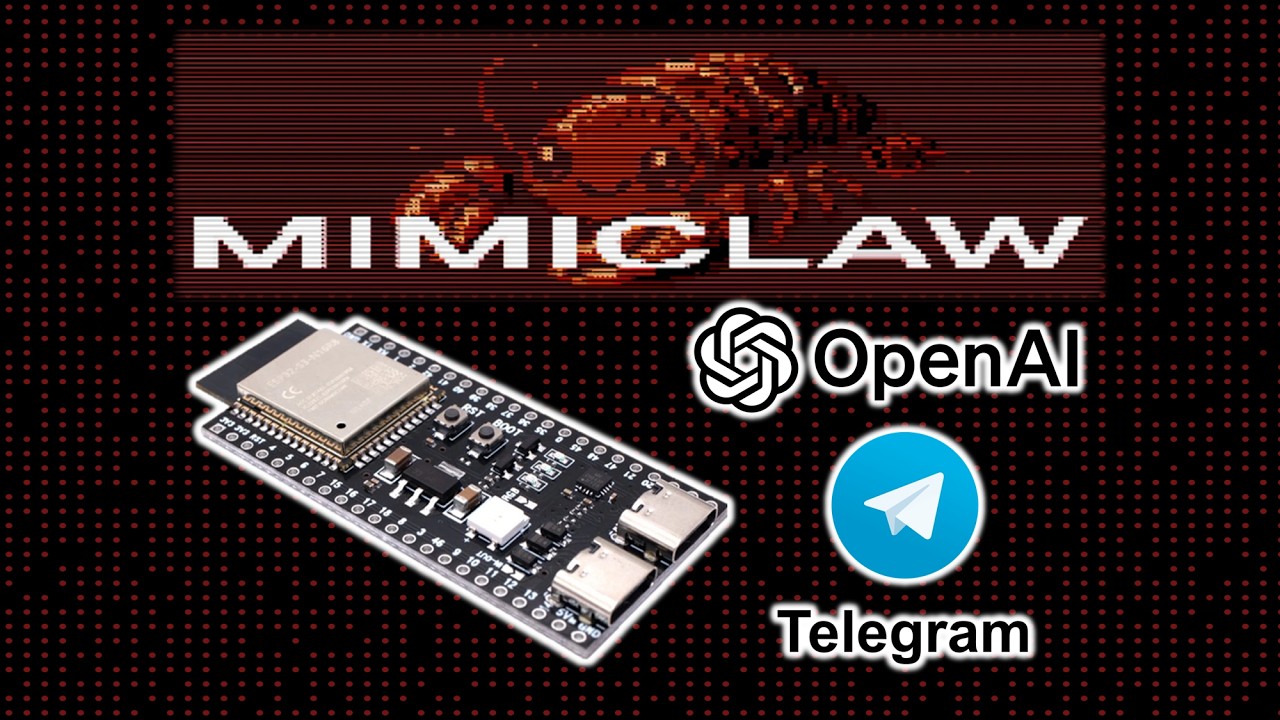 Convierte un ESP32-S3 en un asistente de IA con MimiClaw, Telegram y OpenAI