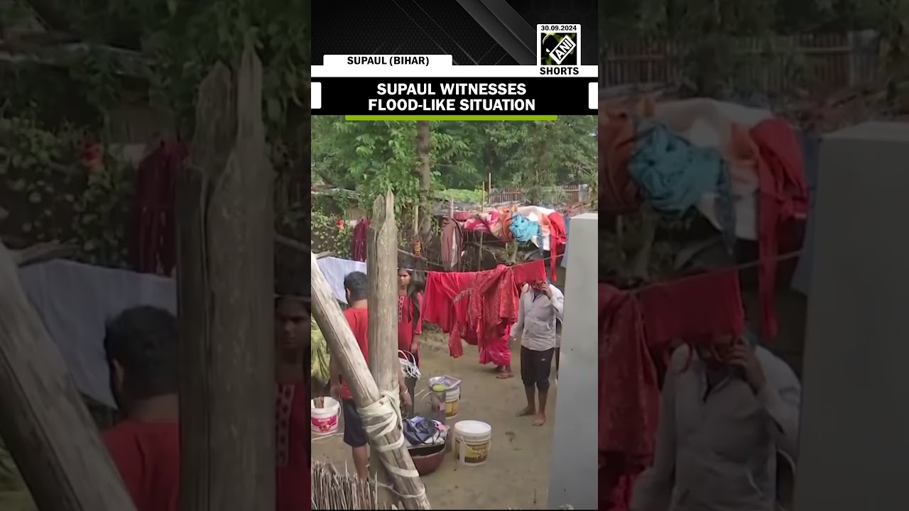 Bihar: Supaul witnesses flood-like situation, IMD issues orange alert