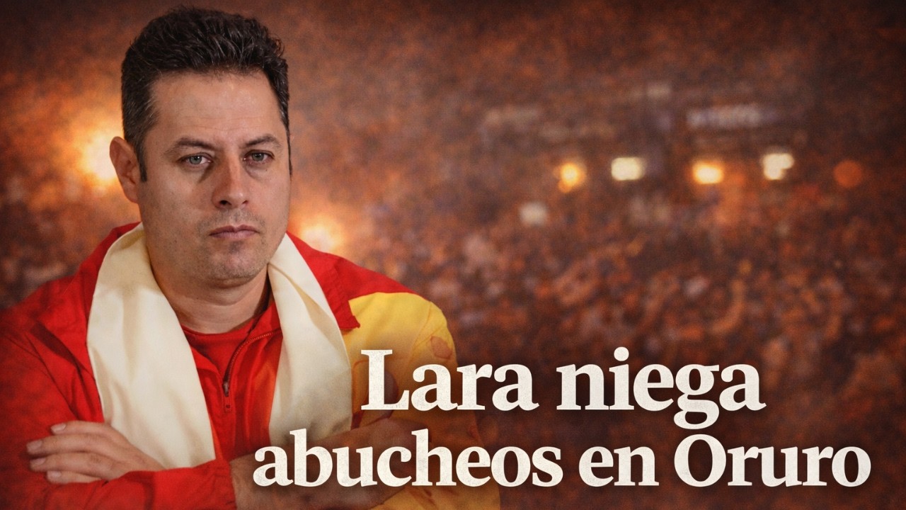 Edmand Lara niega abucheos en Oruro y acusa campaña digital en su contra | El Avispero