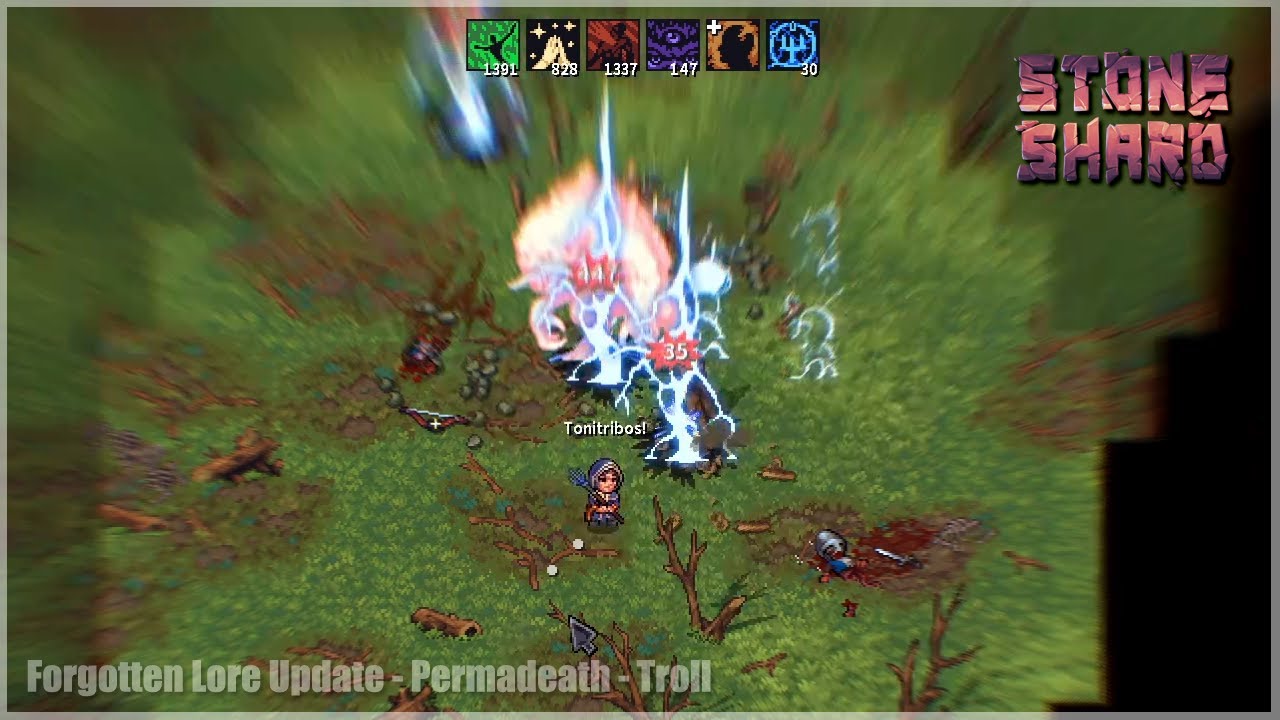 Stoneshard - Forgotten Lore - Troll / Permadeath - LvL 30 Electromancer