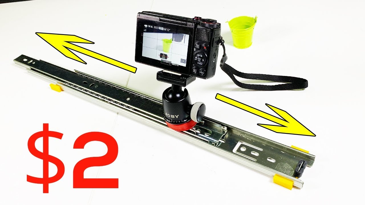 Build $2 DIY Camera Slider! Cheap