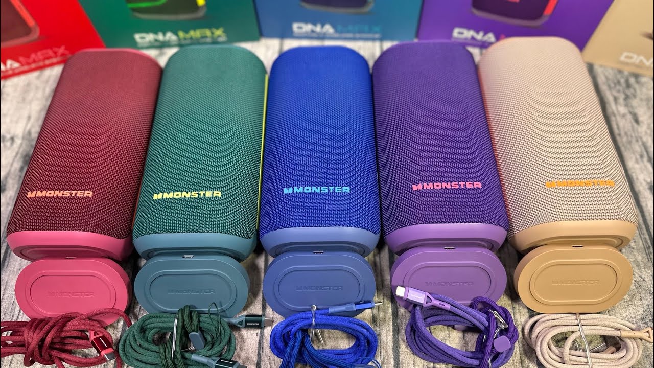 Monster DNA Max - Bluetooth Speaker with Wireless Charging Stand (Limited Edition)