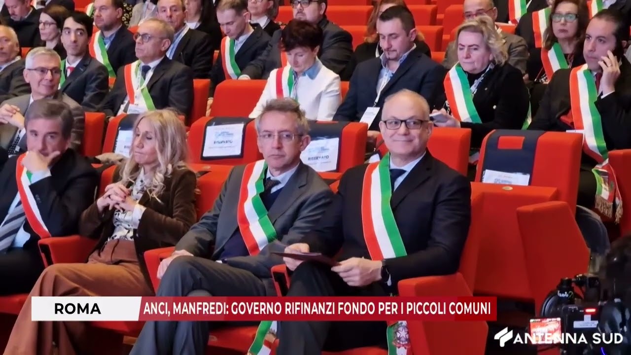 20 FEBBRAIO 2026 - ROMA: ANCI, MANFREDI: GOVERNO RIFINANZI FONDO PER I PICCOLI COMUNI