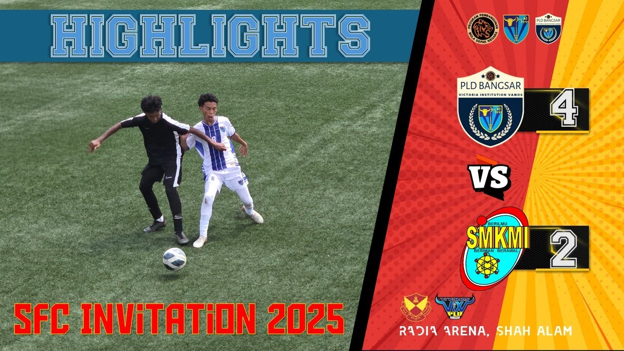 Highlights: PLD Bangsar U14 (4) VS (2) SSN Penang U14, SFC Invitation 2025, Radia Arena, Shah Alam