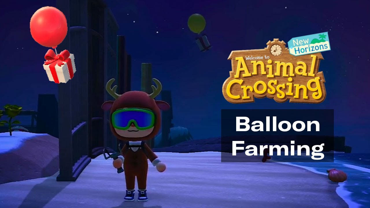 How to Farm Balloons in Animal Crossing (Jail Bar Method) | Get Festive DIYs FAST