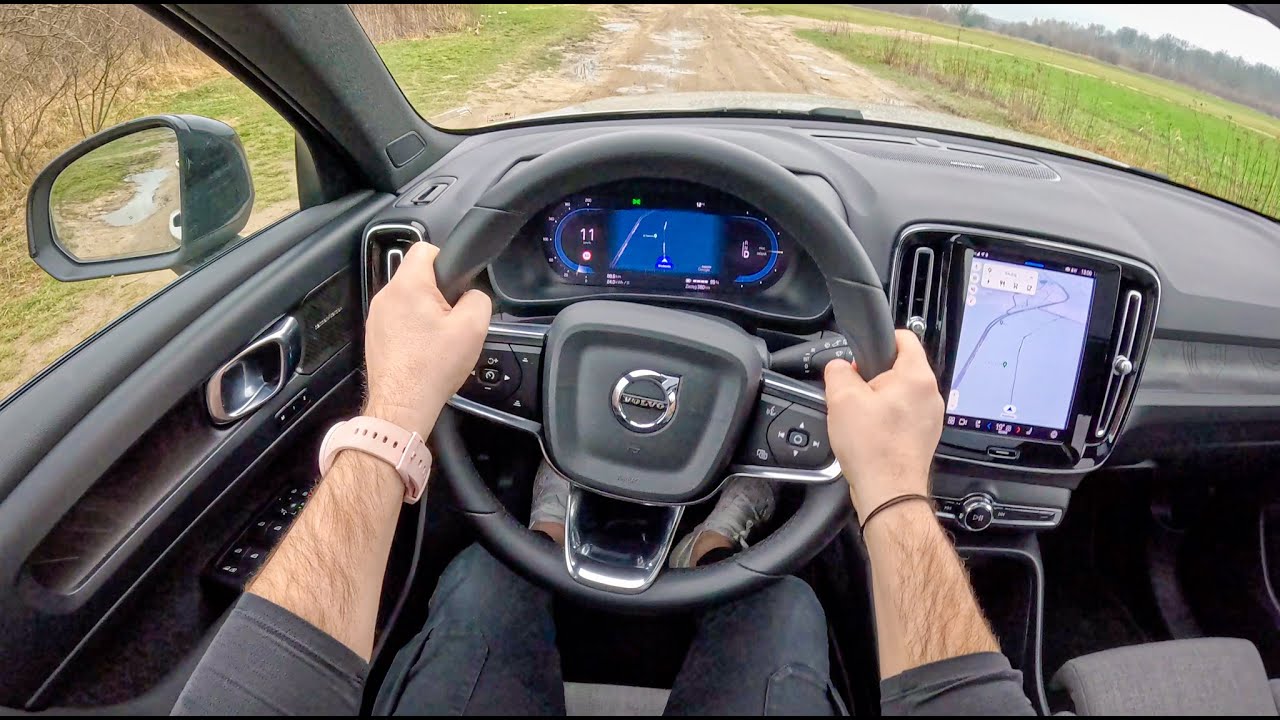 NEW Volvo XC40 Recharge 2024 | TWIN 408hp | POV Test Drive