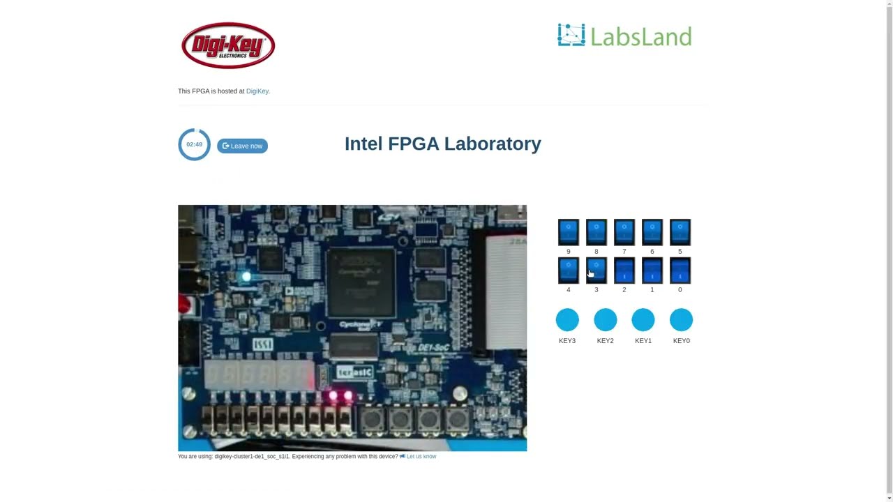 LabsLand FPGA Remote Laboratory