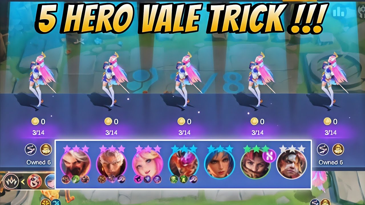 BEST LATE GAME STRATEGY!! COMMANDER VALE TRICK!! MAGIC CHESS GO GO 