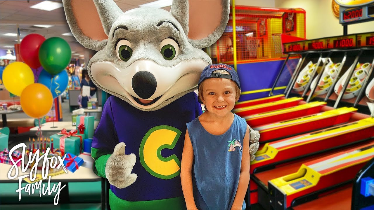 Chuck E Cheese Birthday Party Special! | Slyfox Family