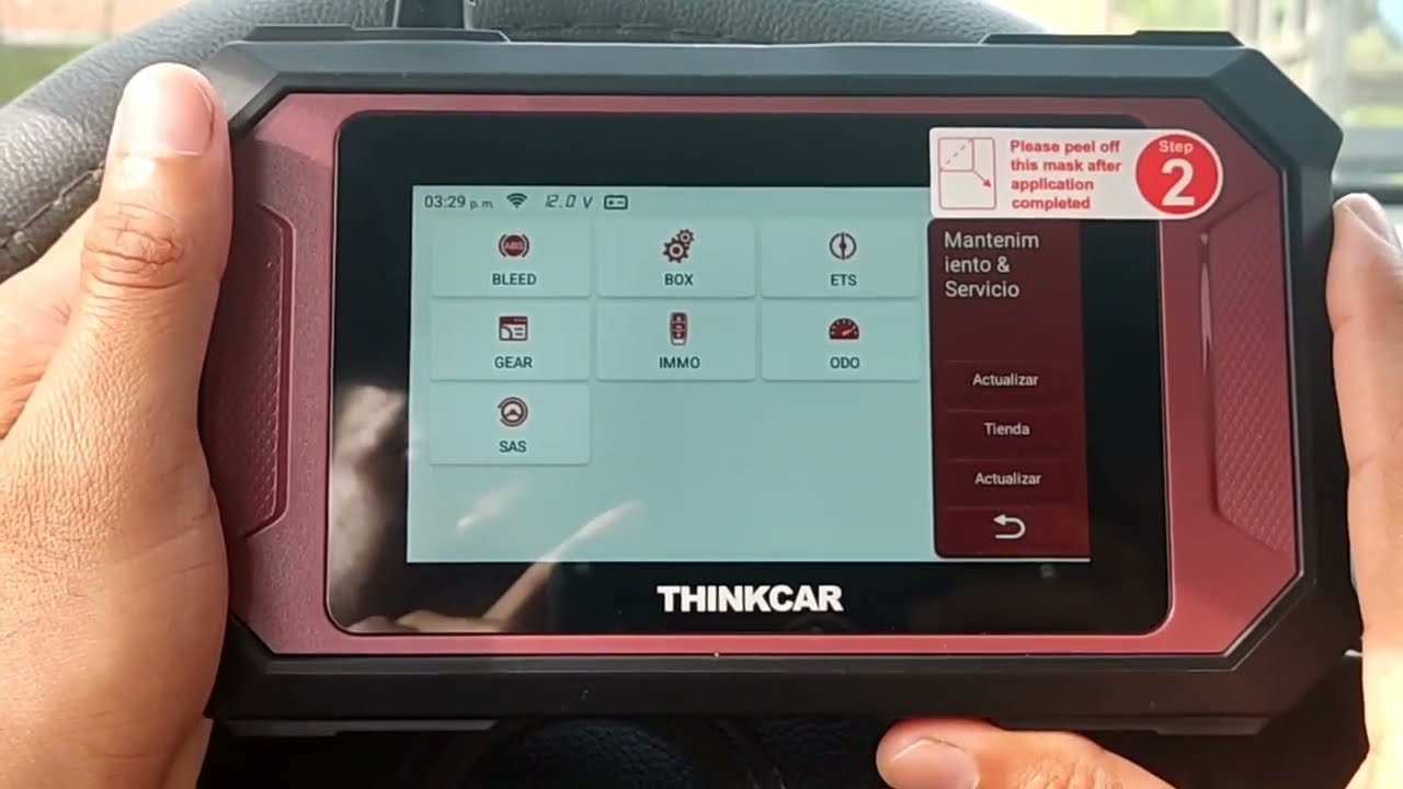 Opciones de Mantenimiento Escaner Automotriz Thinkcar Thinktool Reader 7 Thinkscan S4/S7 Plus
