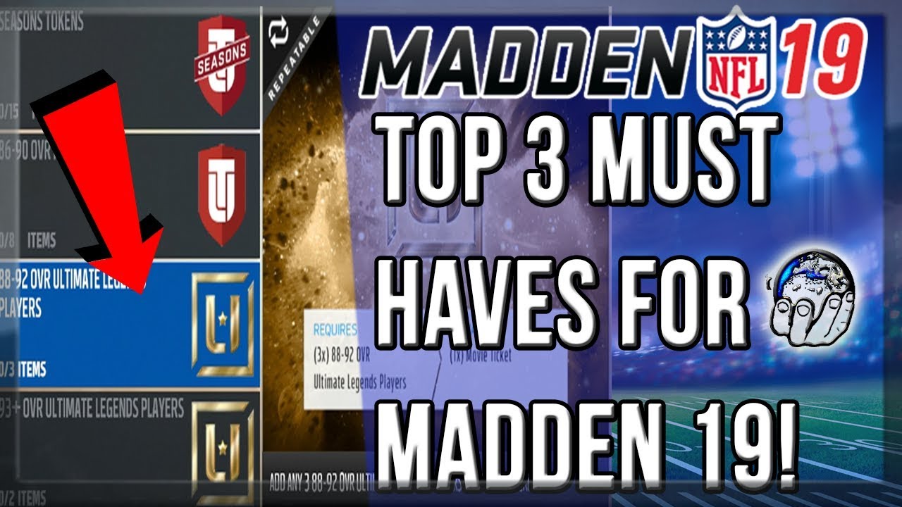 TOP 3 THINGS TO MAKE MADDEN 19 ULTIMATE TEAM THE BEST EVER! Madden NFL 19 Wishlist