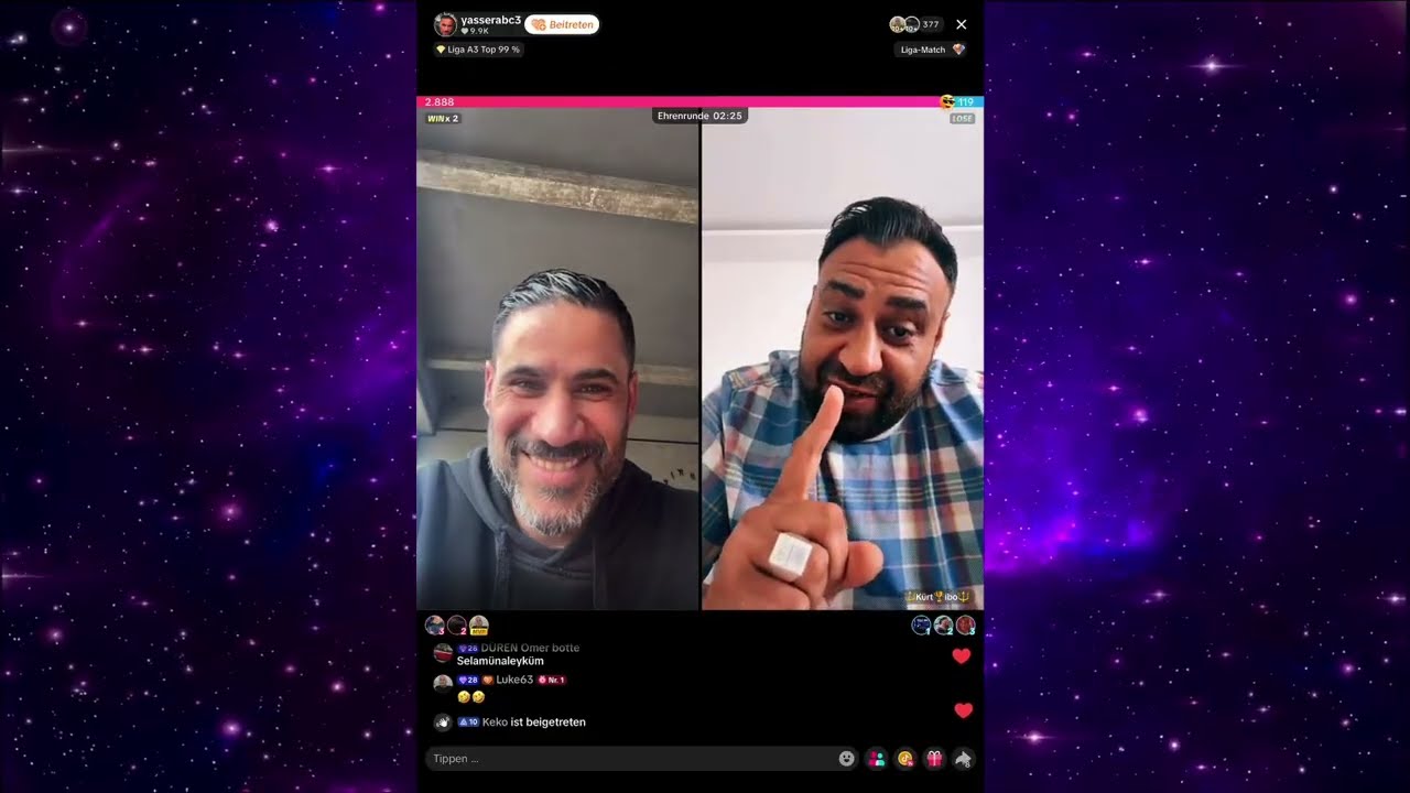 🔴 LIVE! Yasser & K&uuml;rt Ibo MATCH 🤯😅 #tiktok #live #yasser #k&uuml;rtibo #abouchaker #match #fypシ #viral 