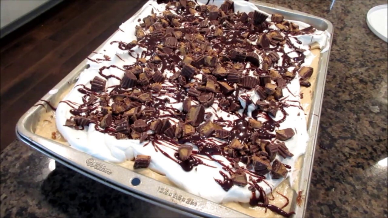 Reese's Poke Cake