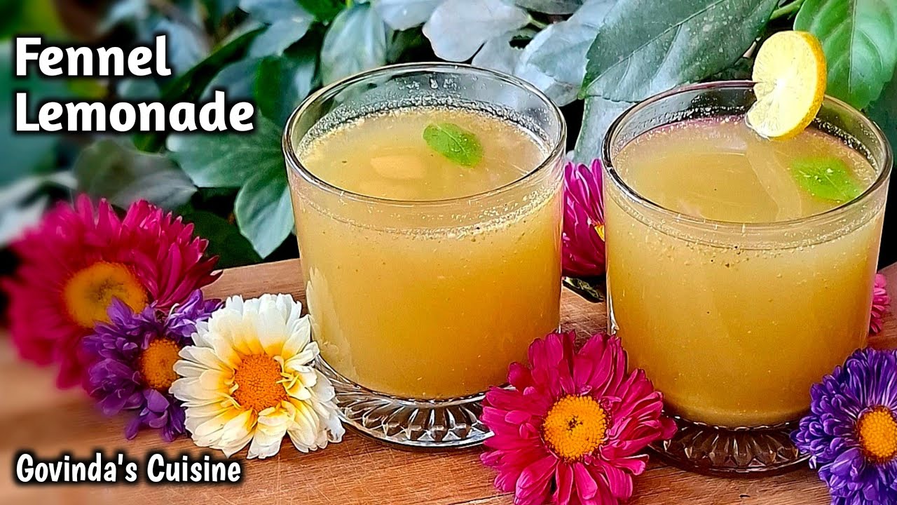 गर्मियों में बनाए रिफ्रेशिंग सौफ का शरबत || Fennel Lemonade || Saunf & Nimbu Ka Sharbat #summerdrink