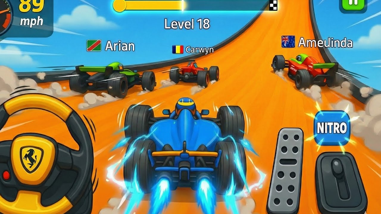 Formula Car Racing Stunts - Formula Car Racing Stunts 3D - Android Gameplay #23 | Skeleton Play