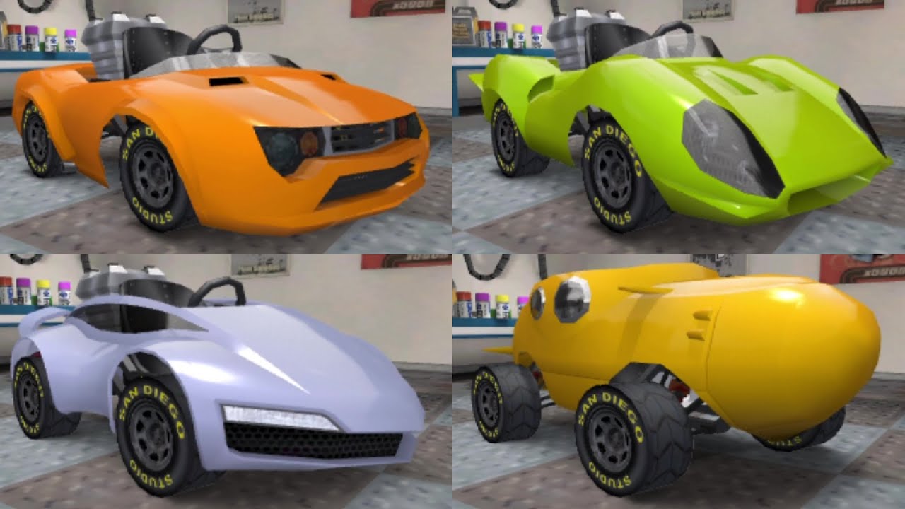 ModNation Racers Road Trip - All Kart Bodies