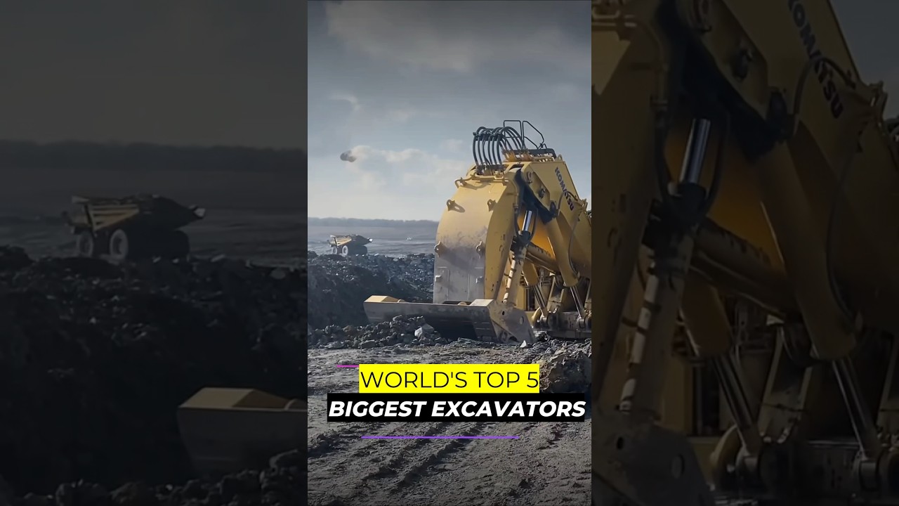 World's Top 5 Biggest Giant Excavators 🔥