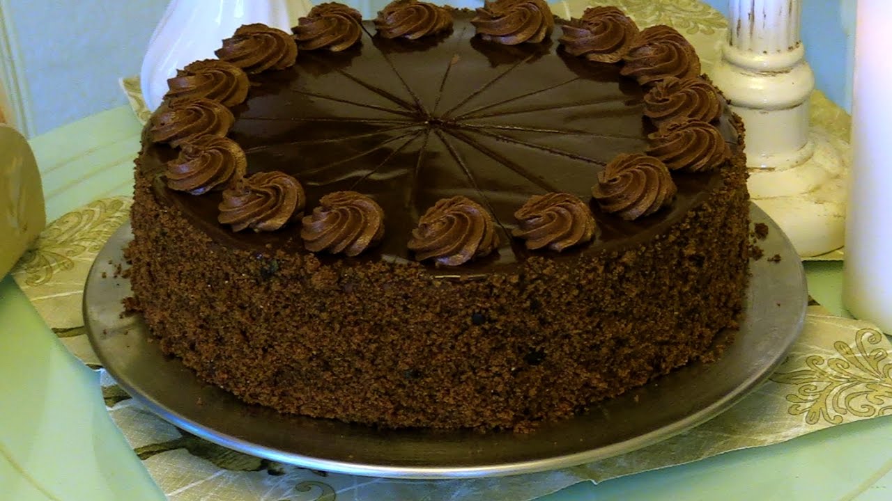 Schoko Marzipan Torte Schritt für Schritt mit Rezept.