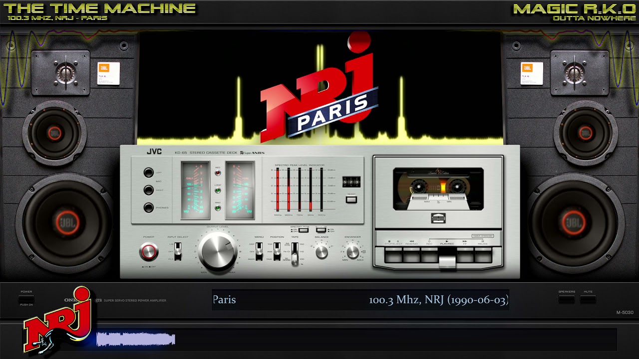100.3 Mhz, NRJ (1990-06-03) NRJ Megamix avec Dimitri from Paris