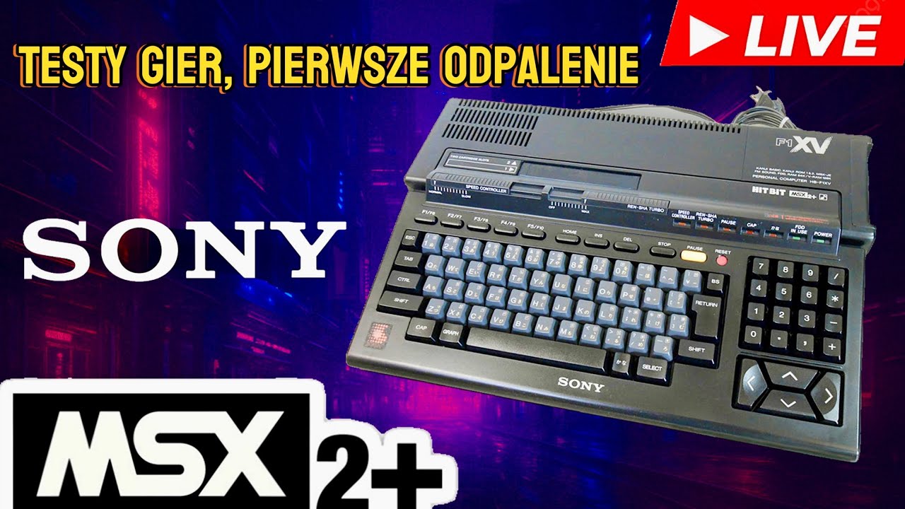 LIVE: Pierwszy test MSX na żywo! Sprawdzamy gry, konfigurację i retro klimat