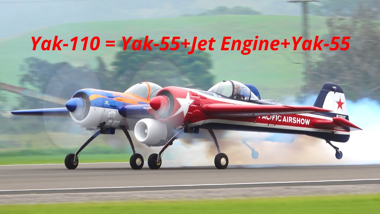 Monster Plane: Yak-110 Aerobatic Display - Two Radials and a Jet Engine