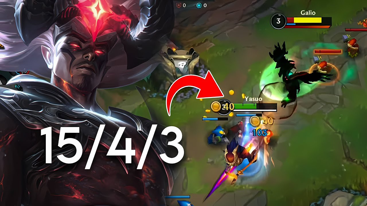 INSANE YASUO DESTROY GALIO IN HIGH ELO BEST BUILD WILD RIFT
