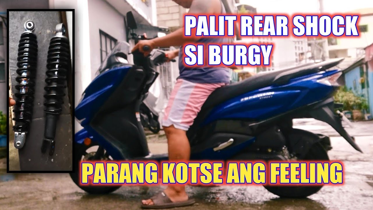 SUZUKI BURGMAN STREET 125 || UPGRADE REAR SHOCK 305mm || EASY TO INSTALL