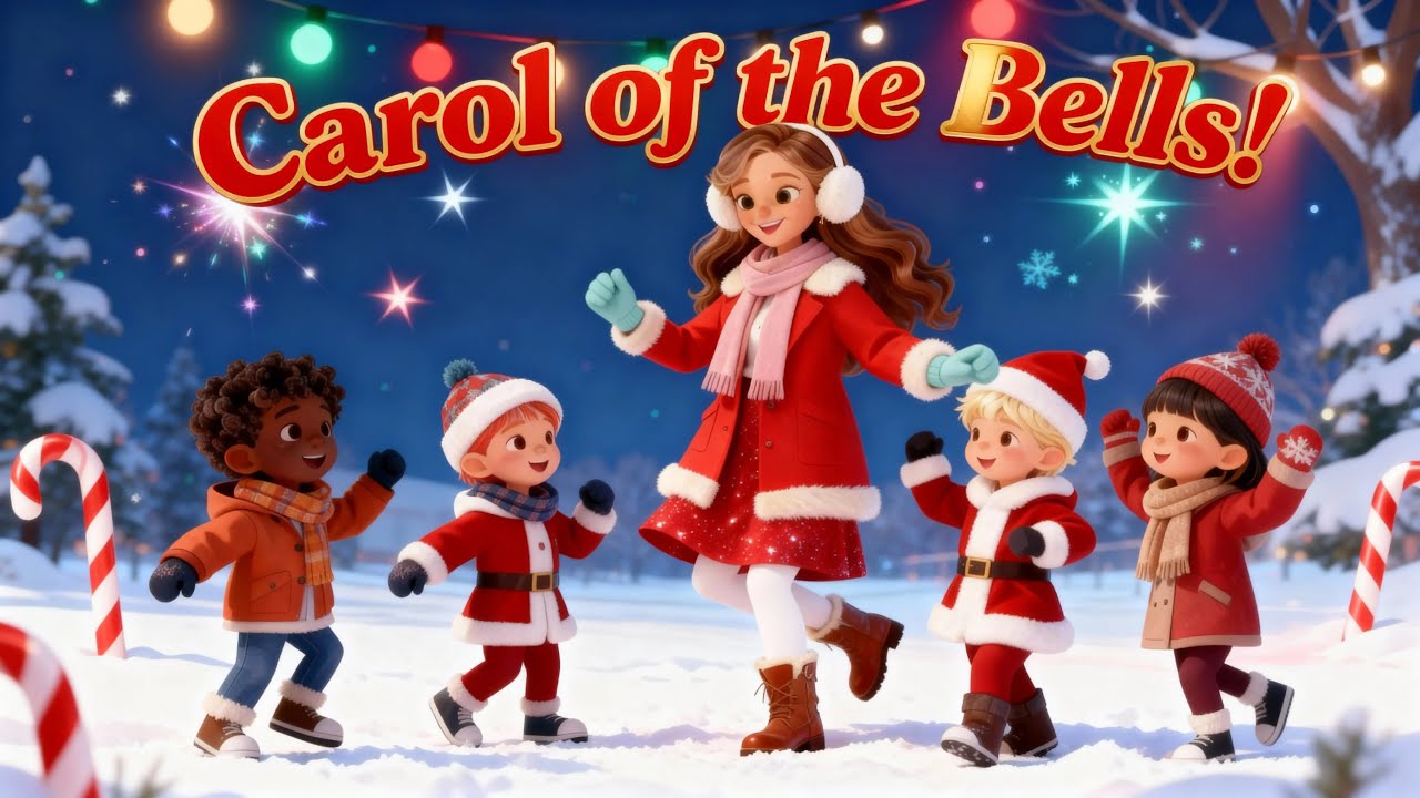 Carol of the Bells – Fun Christmas Song for Kids 🎄✨