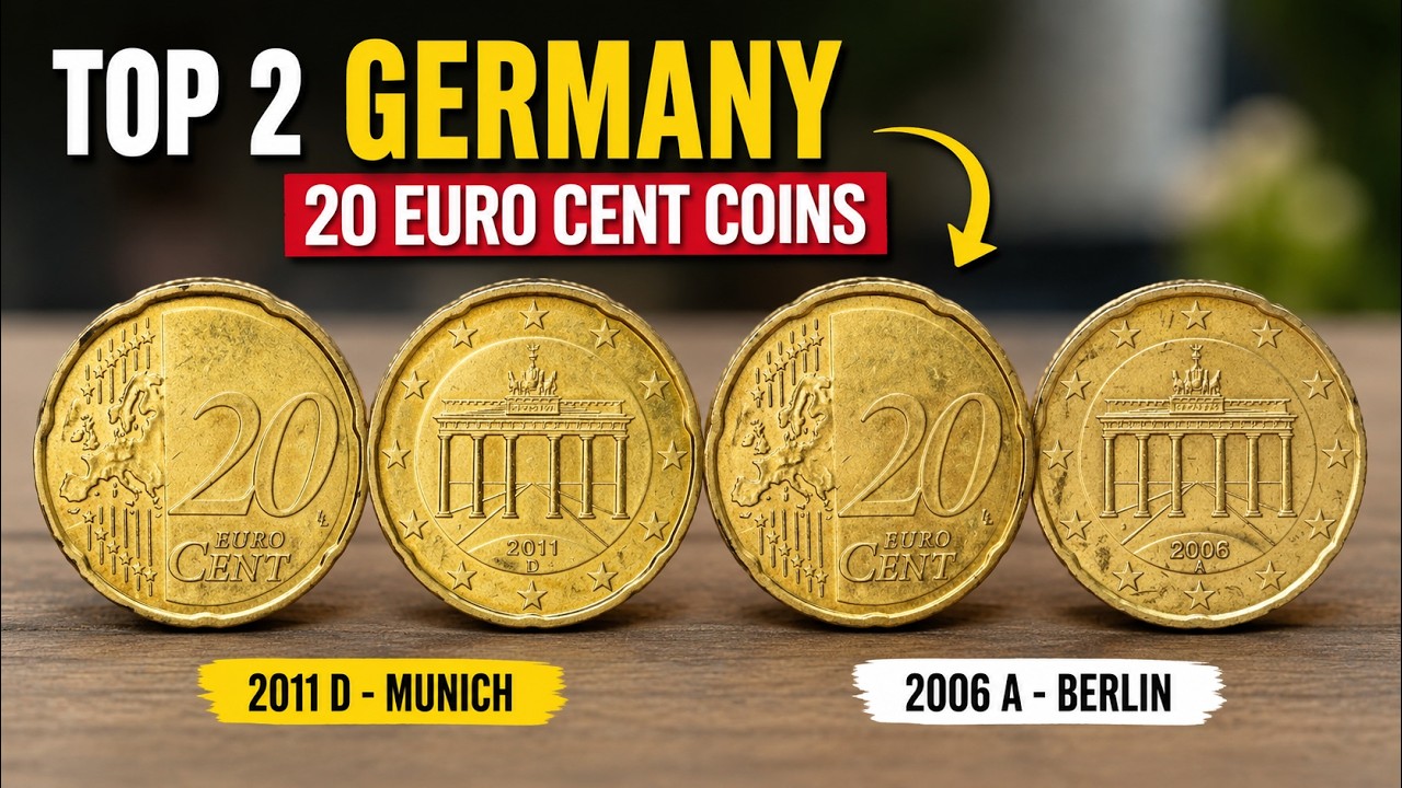 Top 2 Most Valuable 2011 Germany 20 Euro Cent Coins Worth Big Money?