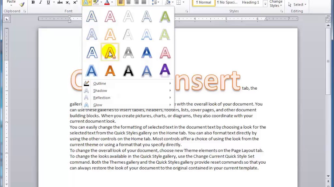 Basic computer course in marathi Lecture no 17 word
