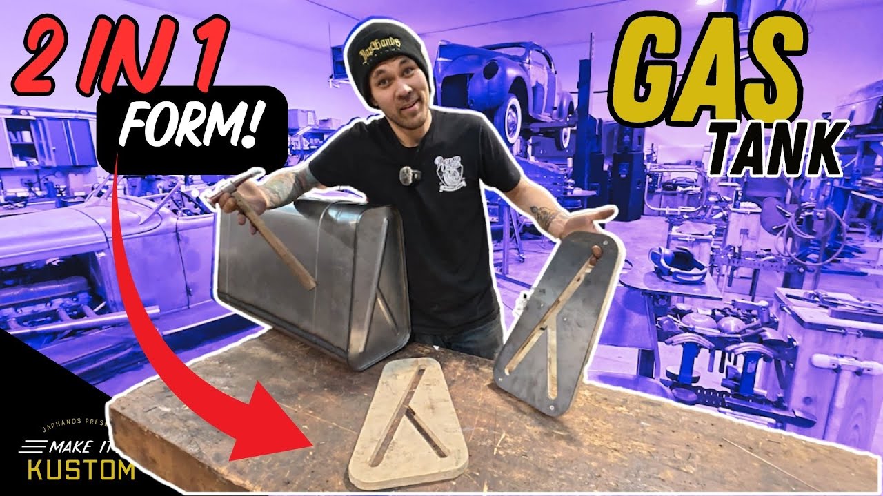 How-To Make a Simple Gas Tank From Scratch! Bead & Hammer Forming Sheet Metal