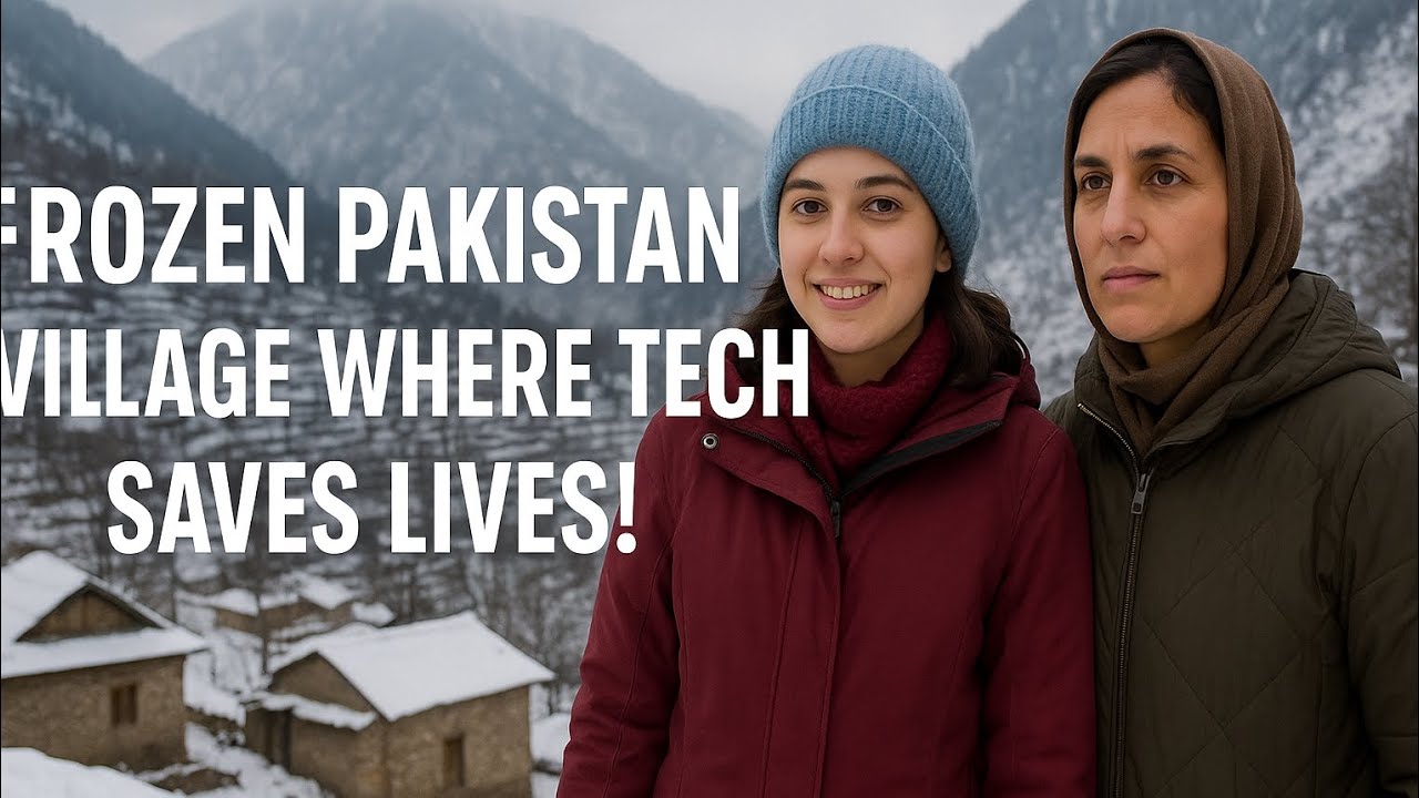 Frozen Pakistan village: How technology is saving lives