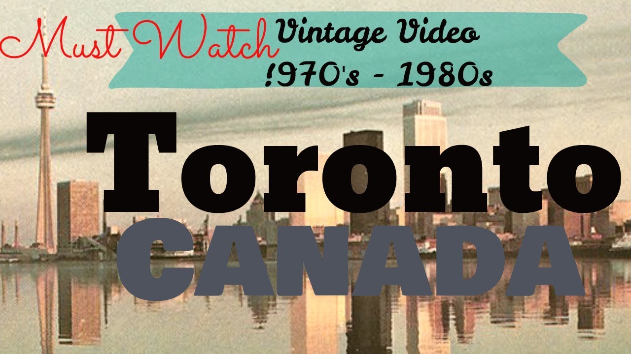 Toronto, 1970's Video Archive Footage | Vintage | Color Correction | VHS Effect | Vlog |