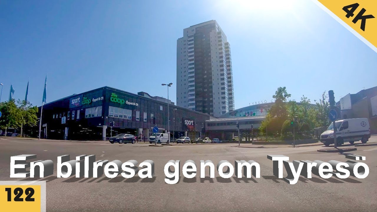 En bilresa genom Tyresö med GoPro Hero 6 i 4K 60p