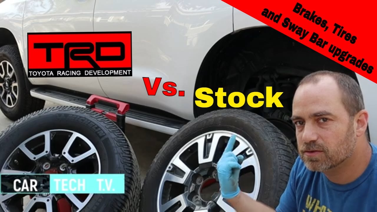 Toyota Sequoia Sway Bar and Brake upgrades!! 18 inch TRD pro vs 20 inch limited and Platinum tires.
