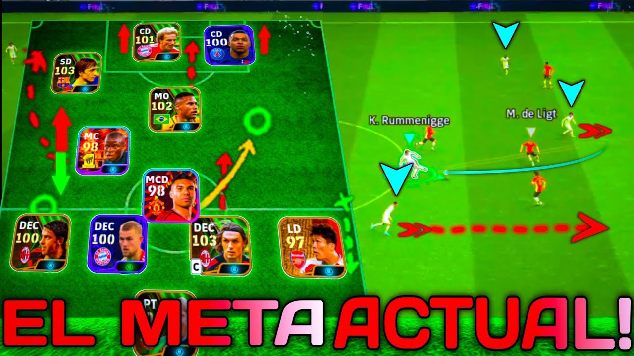 La FORMACIÓN Avanzada Que Estan Usando los PROS En Efootball mobile