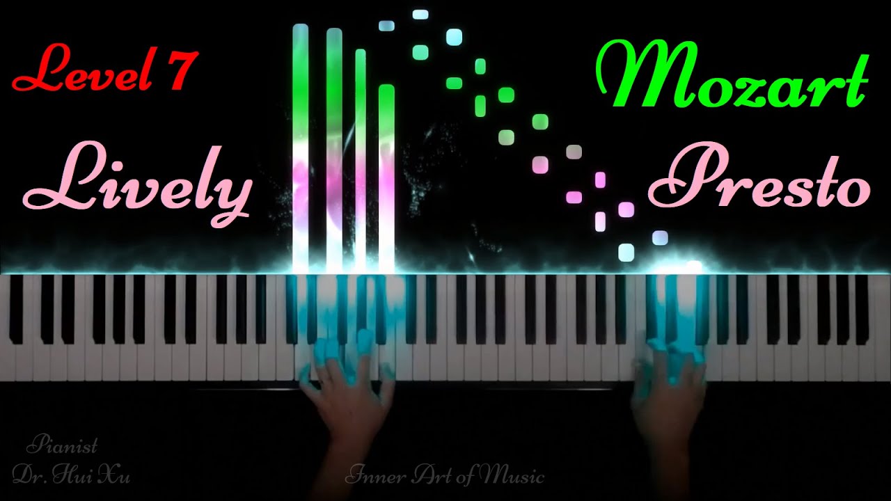 Mozart - Piano Sonata No. 5 in G Major, K. 283 – 3rd movement Presto