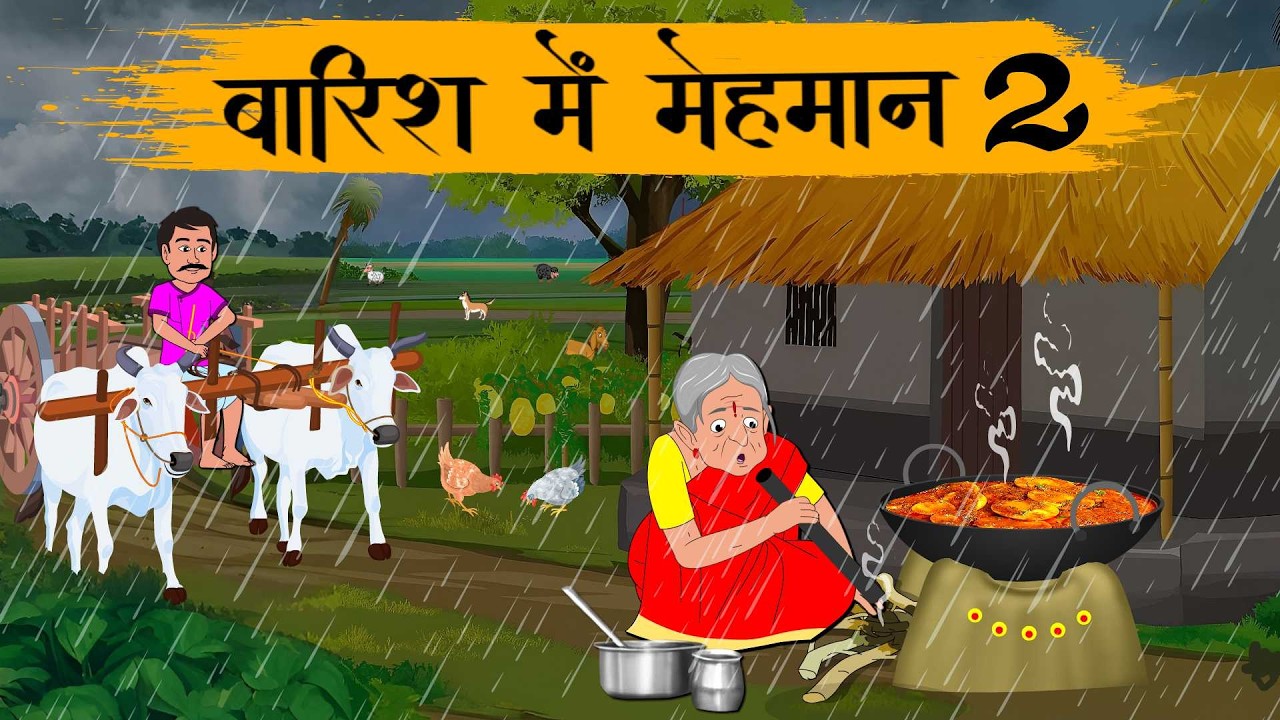 बारिश में मेहमान 2 | Baarish Mein Mehamaan 2 | Hindi Stories | Hindi Moral Stories | Kahaniya