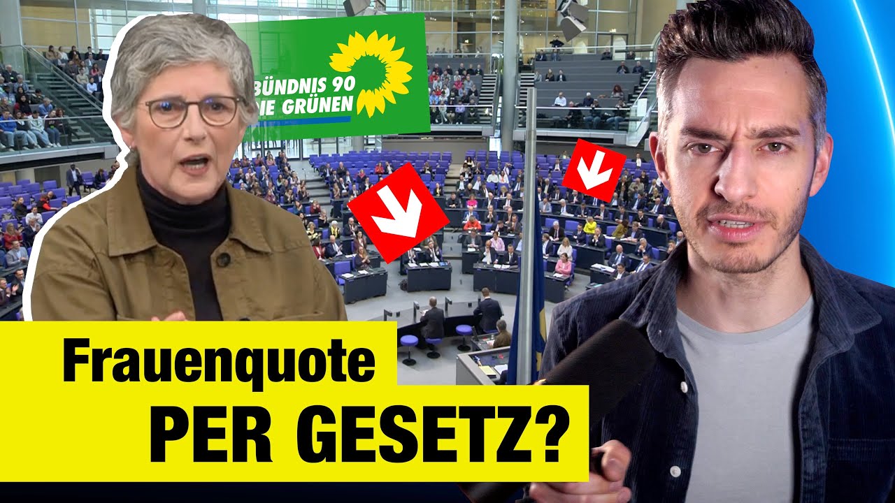 Gr&uuml;ne wollen Frauenquote per Gesetz &ndash; richtig so?