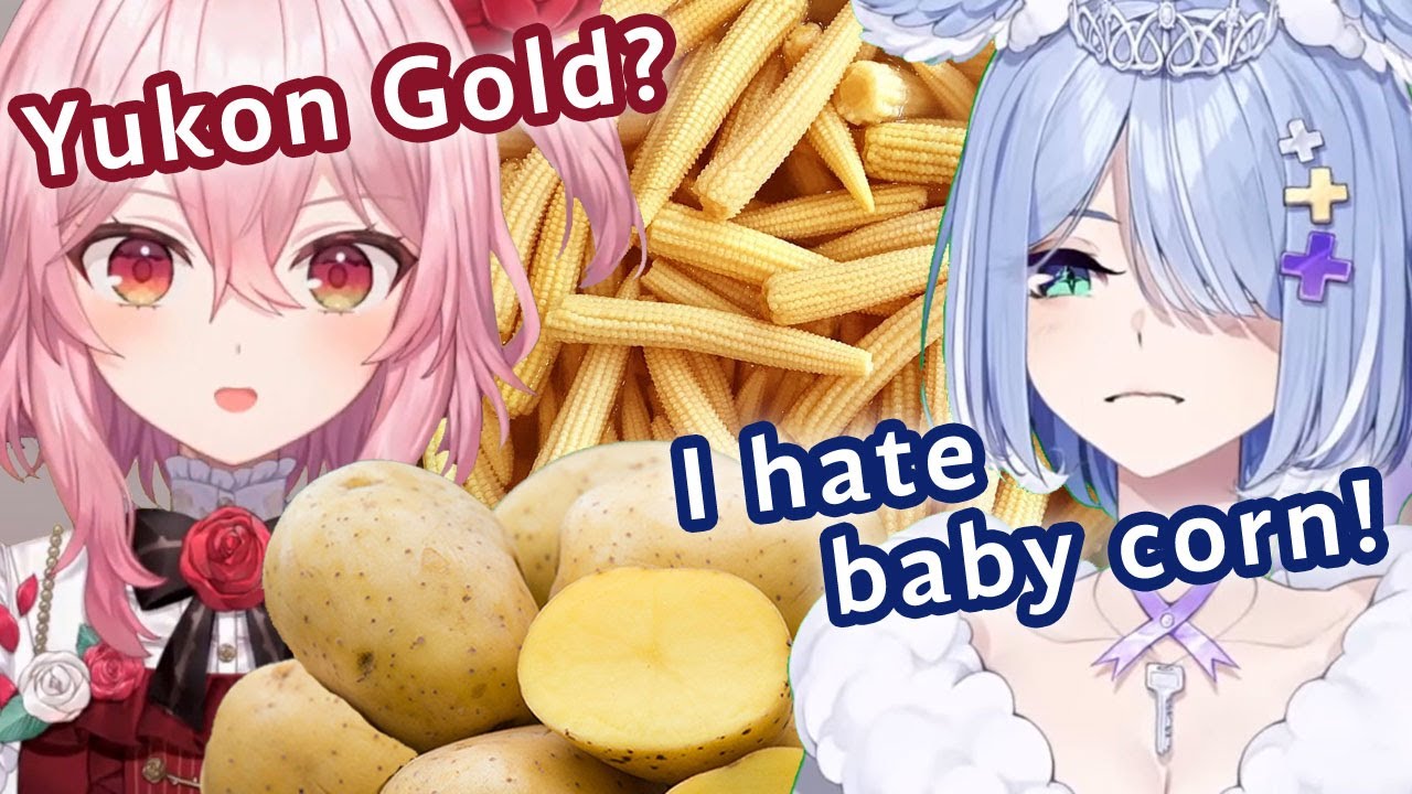 Rosemi and Elira talk potatoes and baby corn, feat. Millie and Enna 【NIJISANJI EN】