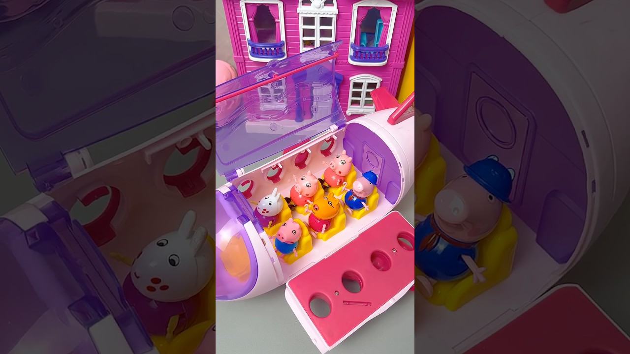 Satisfying with Unboxing & Review Peppa Pig Airplane Setup #asmr #unboxing #peppapig #toyhouse