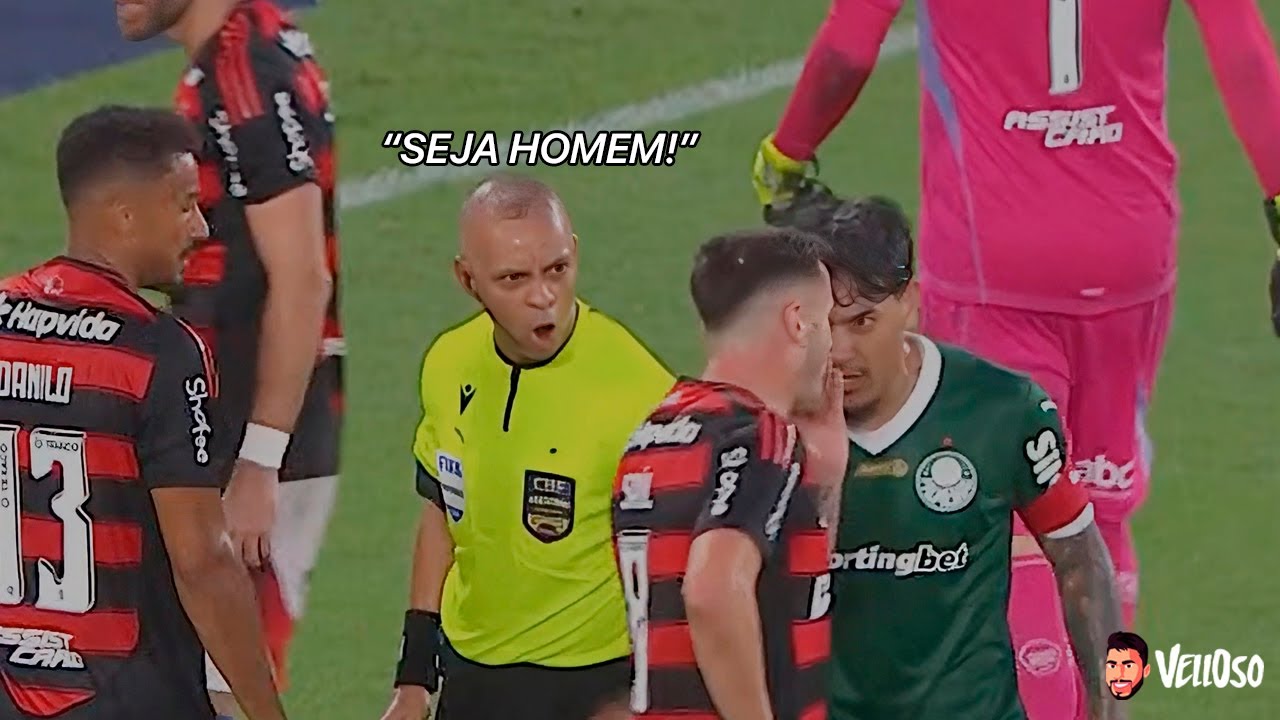 Leitura Labial Polêmica de FLAMENGO 3x2 PALMEIRAS / Gómez x Wilton Sampaio